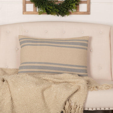 Farmer's Market Grain Sack Stripe Pillow 14x22 VHC Brands - The Fox Decor